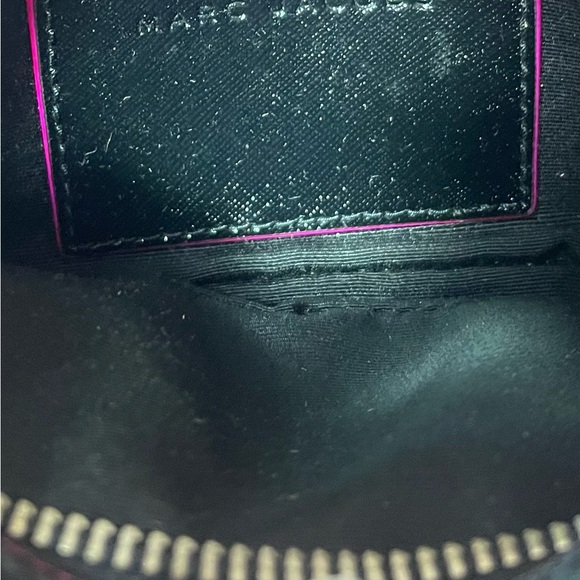 Marc Jacobs The Confetti Snapshot Crossbody Bag with Pink Strap - Picture 8 of 9